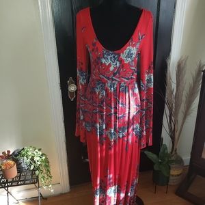 Long sleeve maxi dress